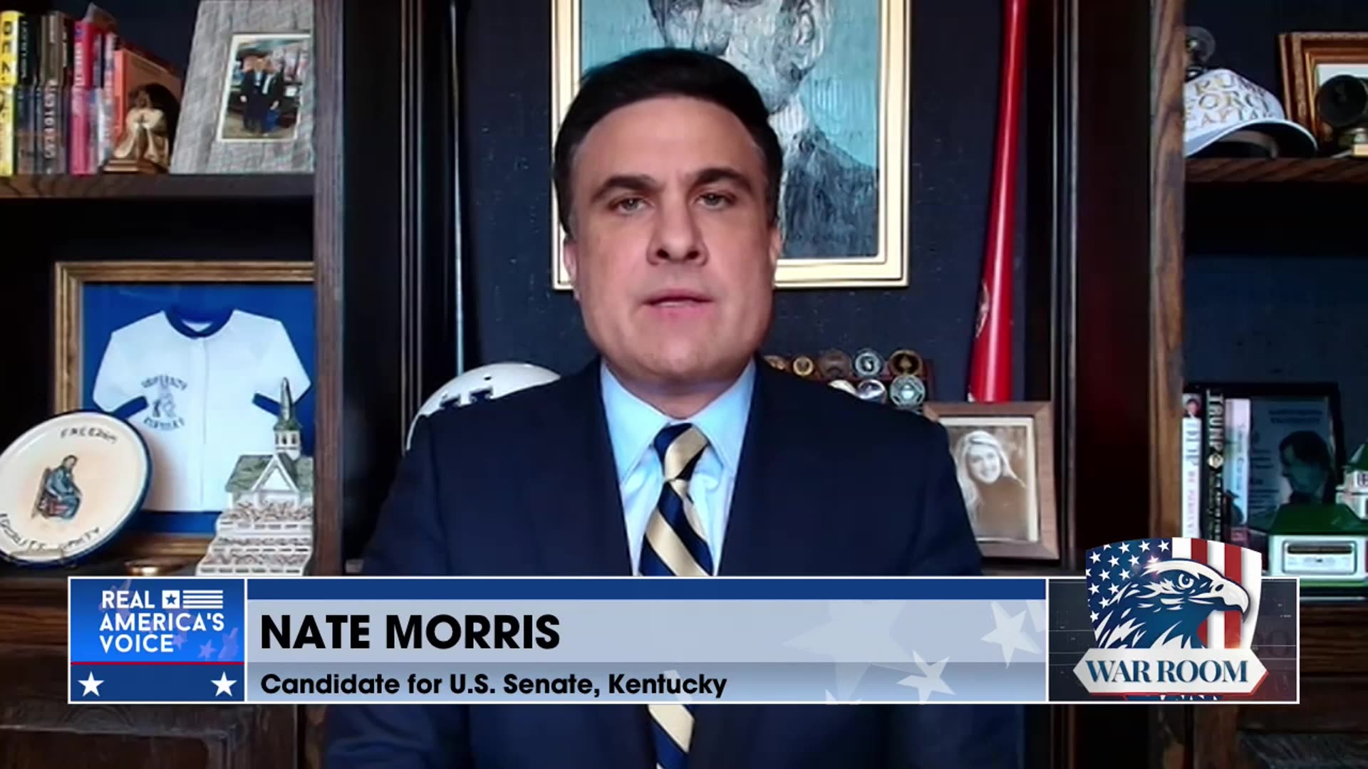 NATE MORRIS RUNNING FOR MITCH MCCONNELLS SEAT