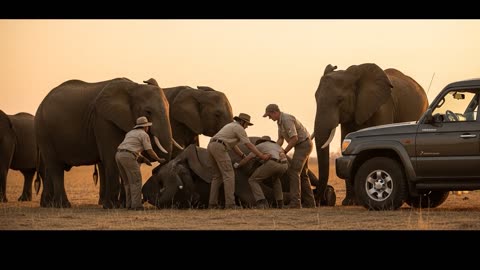 Elephant Saves Driver After Crash! Amazing Rescue