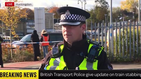 British Transport Police say yesterday’s Huntingdon train stabbing