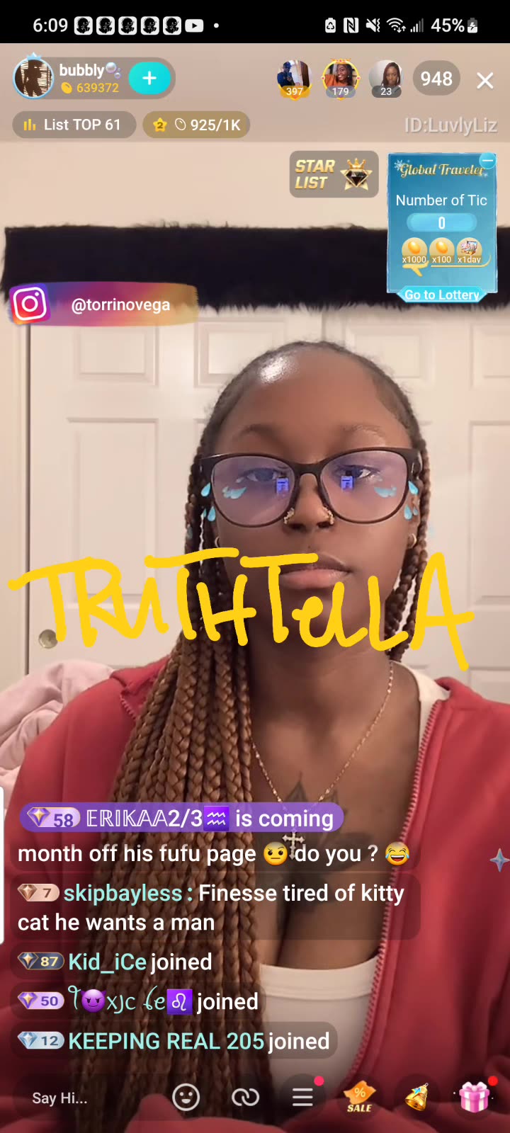 BUBBLY LINED UP WITH FINESSE 3RD SHIFT