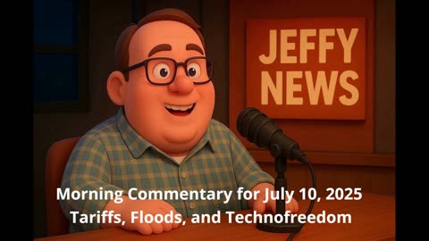 Tariffs, Floods, and Technofreedom - July 10 Headlines with Jeffy