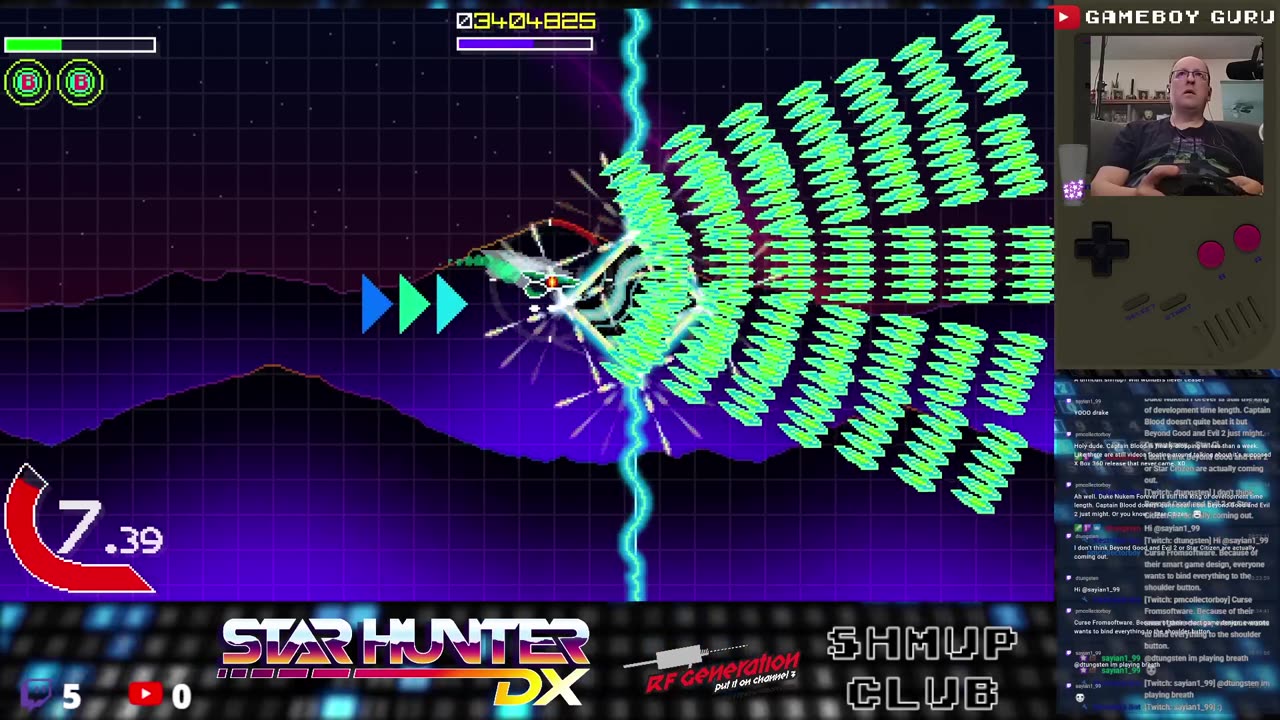 GameBoyGuru streams - Star Hunter DX!