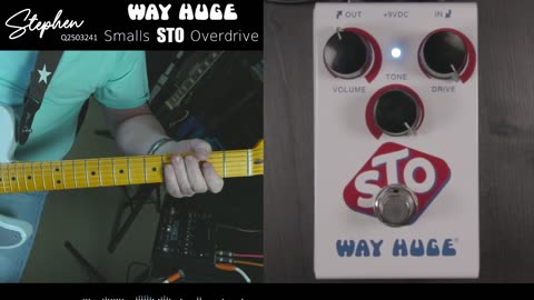 The Smalls STO Overdrive from WAY HUGE. Raw Sound Review with Stephen