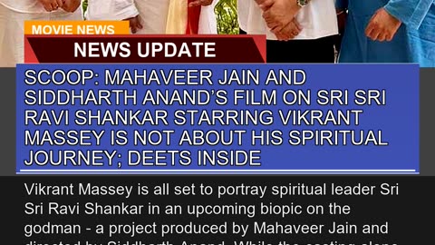 Scoop Mahaveer Jain and Siddharth Anands Film on