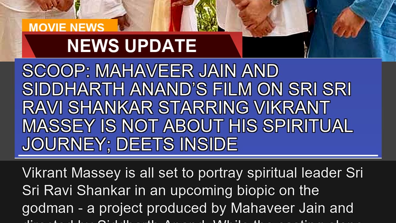 Scoop Mahaveer Jain and Siddharth Anands Film on