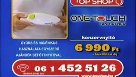 Top Shop - One Touch Can Opener konzervnyitó (2007)
