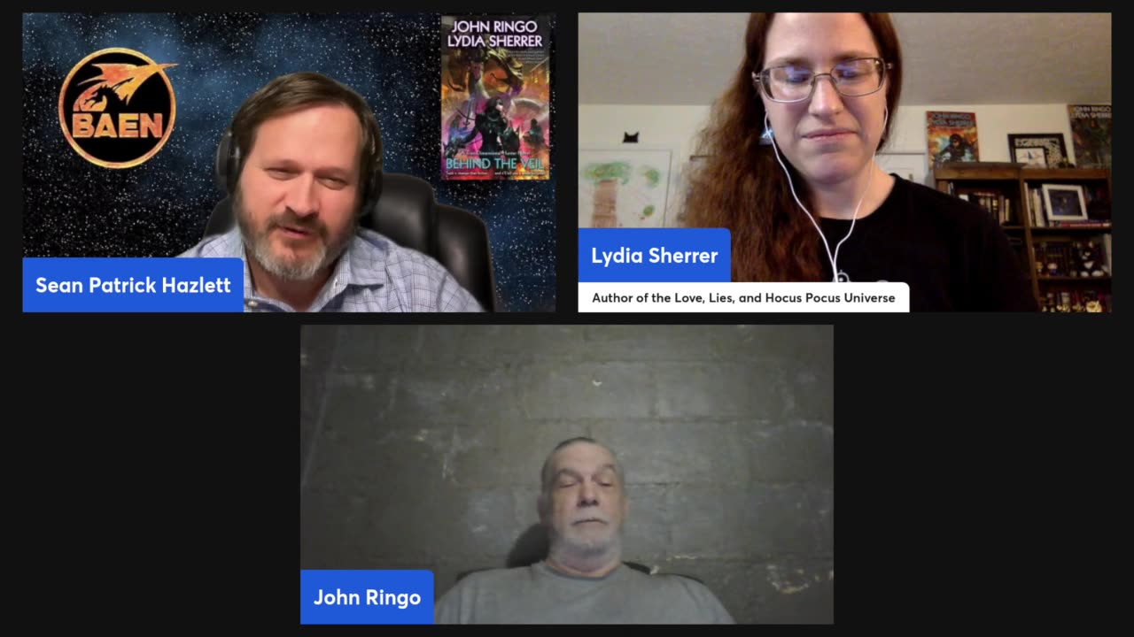 BFRH 2025 07 25 John Ringo & Lydia Sherrer on Behind the Veil & One Jump Ahead by Mark Van Name P21