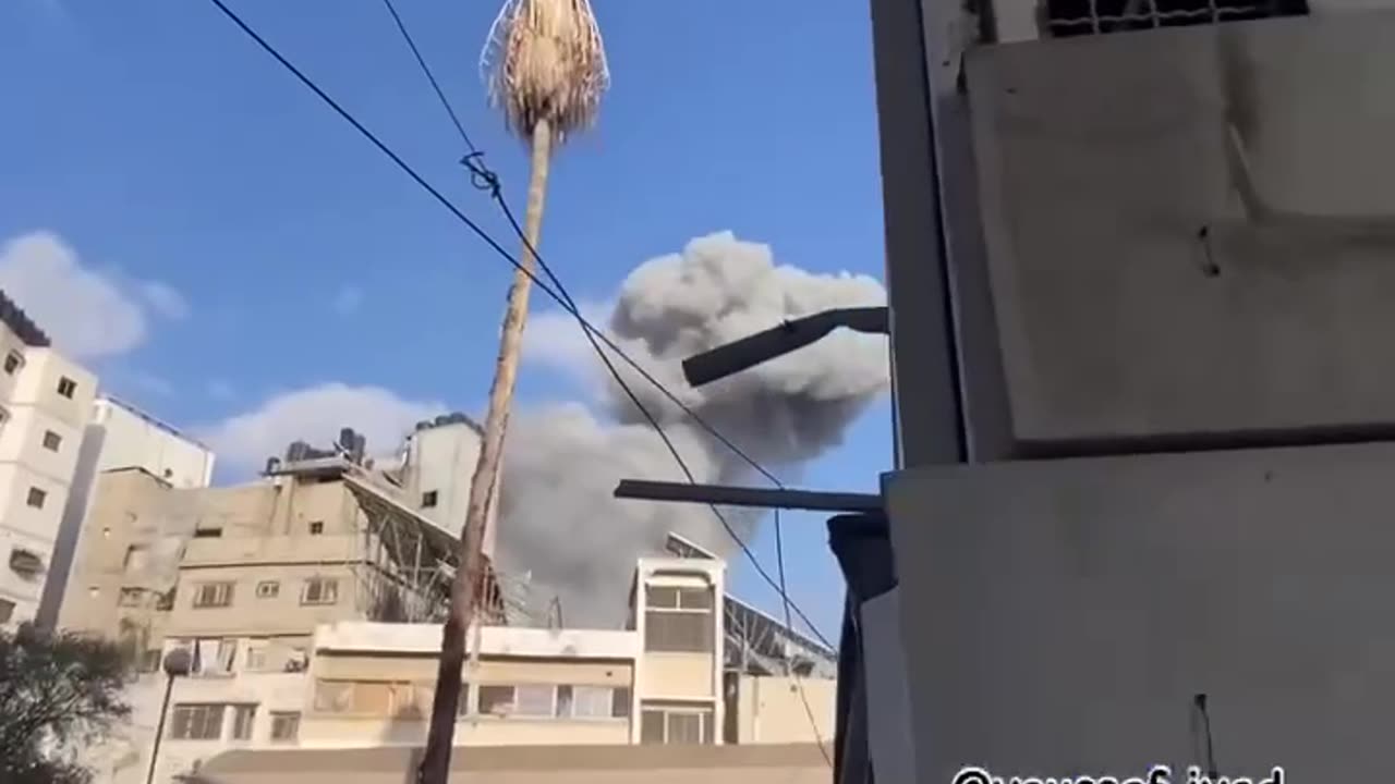 IDF attacks in the Zeitoun neighborhood in Gaza