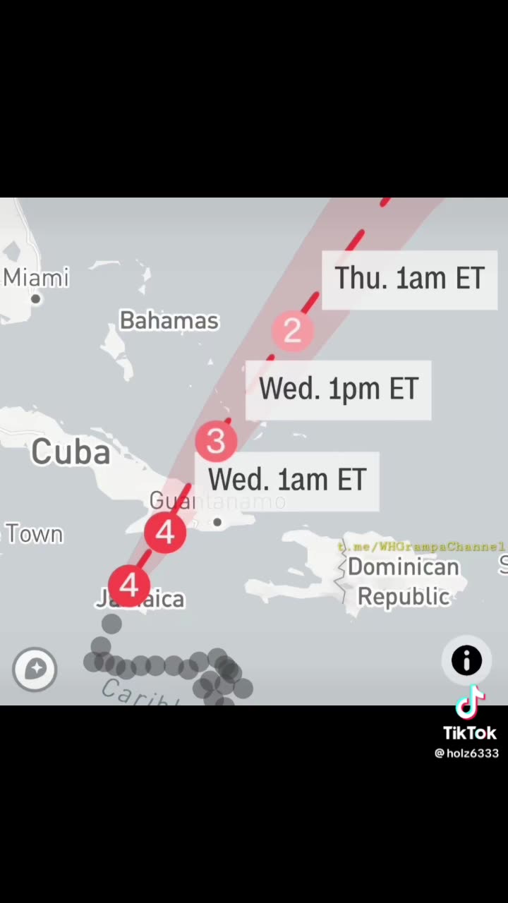 HURRICANE MELISSA IS ABOUT GITMO!