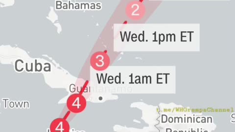 HURRICANE MELISSA IS ABOUT GITMO!