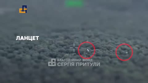 Ukrainian FPV drone intercepted Russian Lancet UAV!
