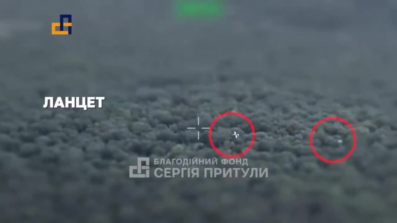 Ukrainian FPV drone intercepted Russian Lancet UAV!