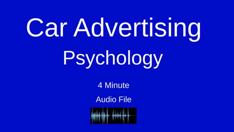 Car Advertising Psychology