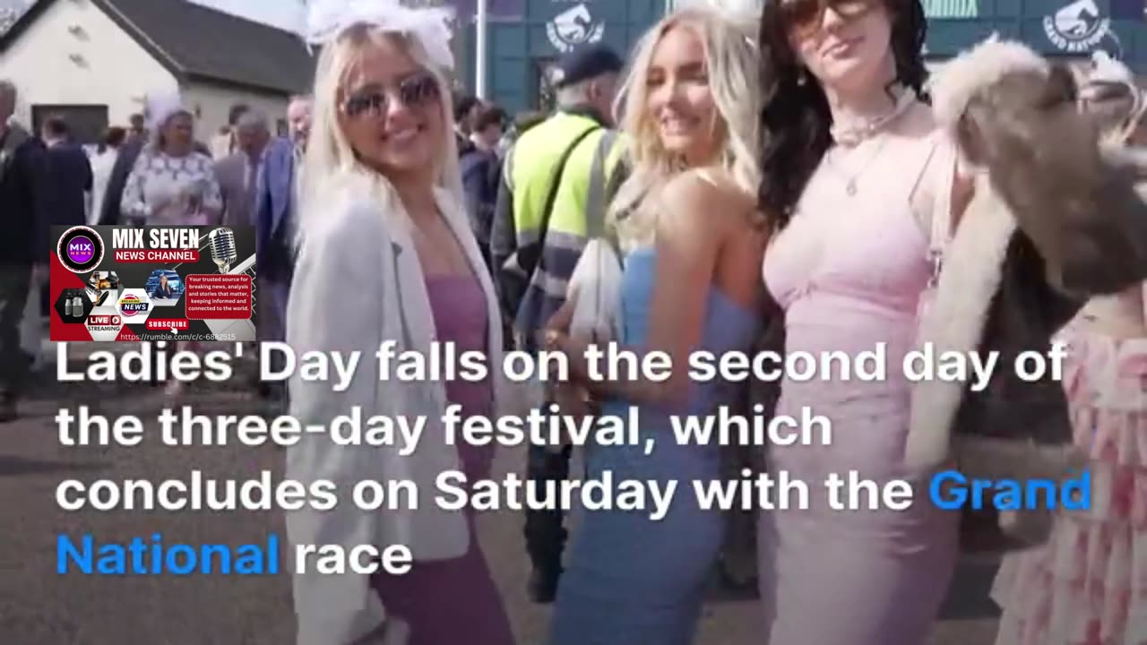 Aintree revellers get the party started as they don backless dresses and fabulous fascinators to sip on prosecco ahead of Ladies Day - and couples share the love