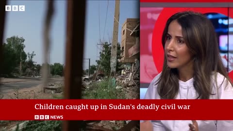 Children caught up in Sudans deadly civil war