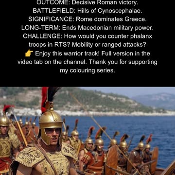 Rome vs. Macedon 197 BC Battle of Cynoscephalae #AncientGreece