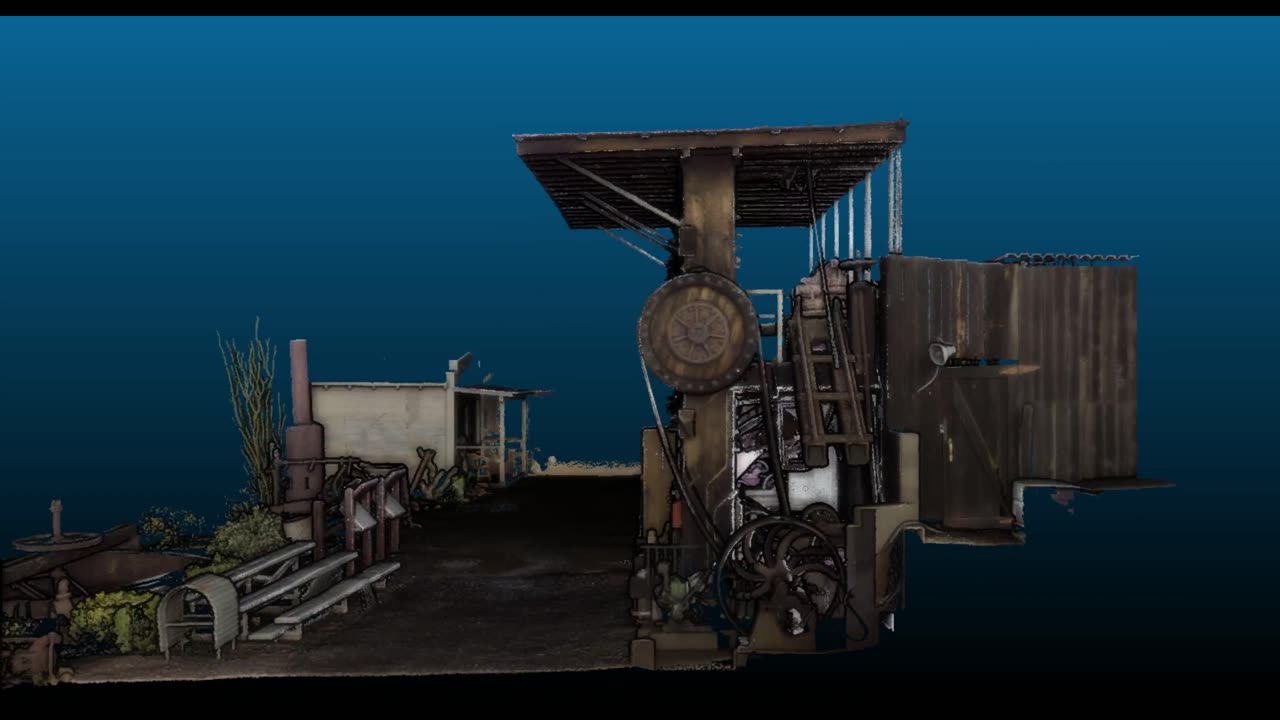 LiDAR DATA: Cossack 20-Stamp Ore Mill, Superstition Mountain Museum - Apache Junction, AZ