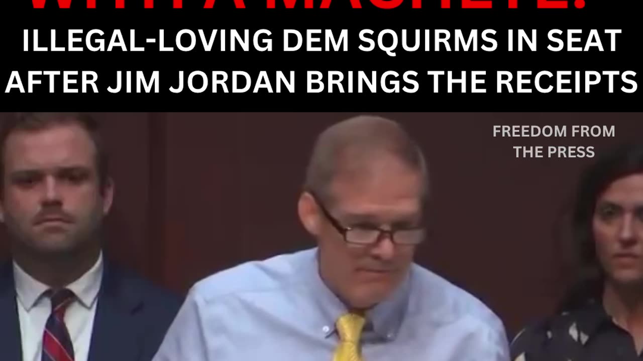 Woke Governor Gets Embarrassed and Squirms in Front of Congress as Jim Jordan Brings the Receipts