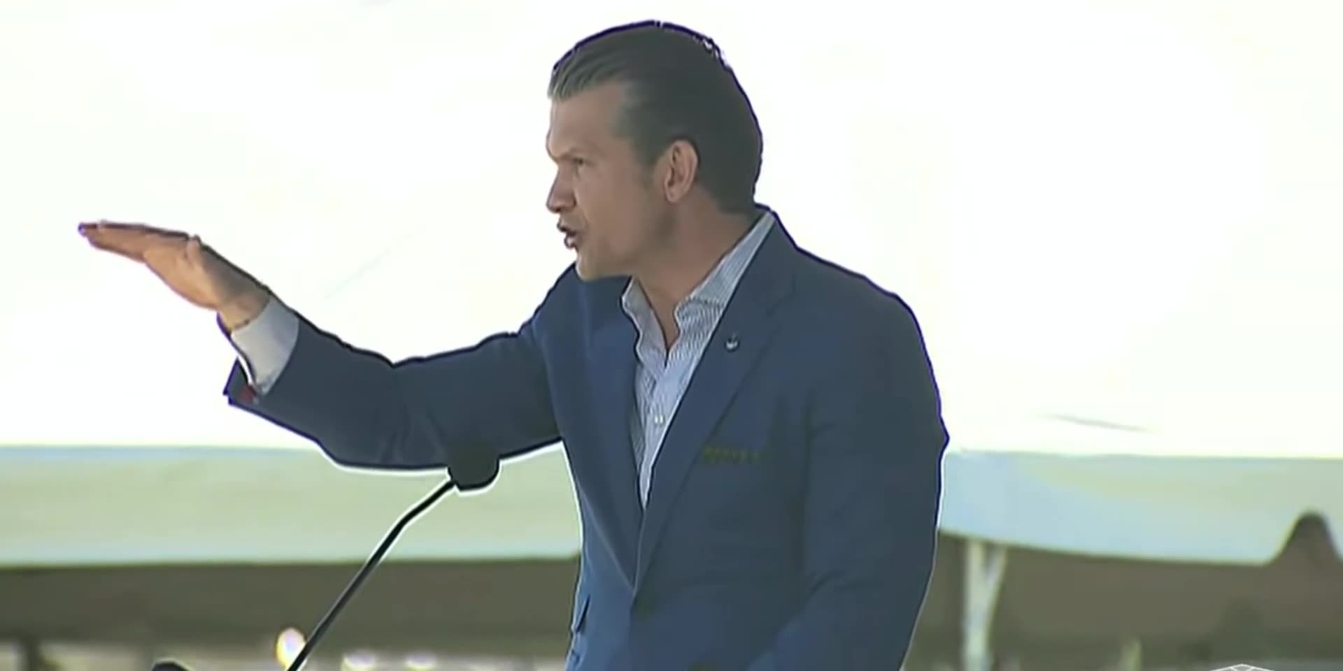 SecDef “When I look out in this formation. The eyes of the men and women.