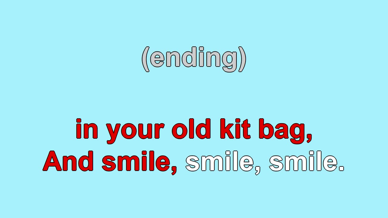 Pack Up Your Troubles in Your Old Kit Bag (1915)