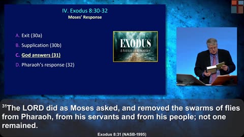Exodus 030 - Ultimate Victory. Exodus 8:30-32. Dr. Andy Woods. 1-11-26.