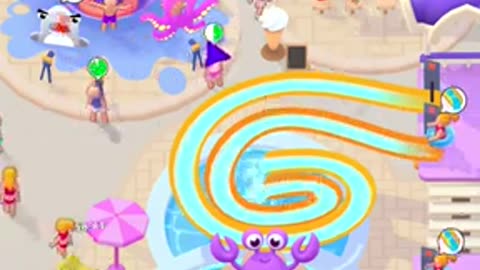 My Aquapark: Idle Water Empire Gameplay | iOS, Android, Simulation Game