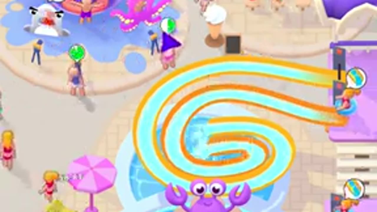 My Aquapark: Idle Water Empire Gameplay | iOS, Android, Simulation Game