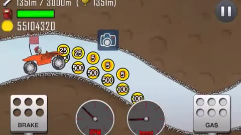 Hill Climb Racing, Race Car, Desert, 3639m