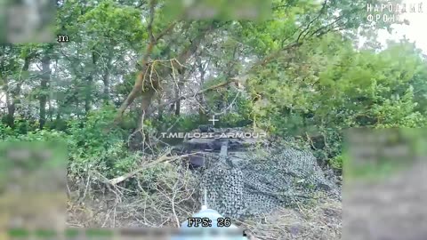 🚁⚔️ Ukraine Russia War | Russian POV: Fiber-Optic Drones Destroy Ukrainian T-64BV Tank | RCF