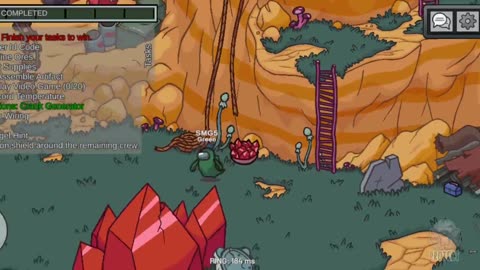 Playing 2 hours on Among Us (Live Stream at Twitch) Day 5