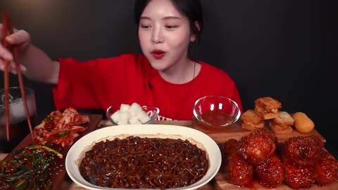 Jjangmyeon Mukbang