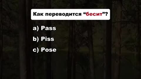 "А ты уверен в своём английском? Проверь уровень!"