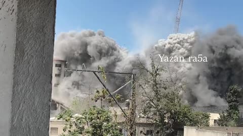 🔥💥 Israel Gaza Palestine War | IDF Strike on Al-Soussi Building in Gaza City | RCF