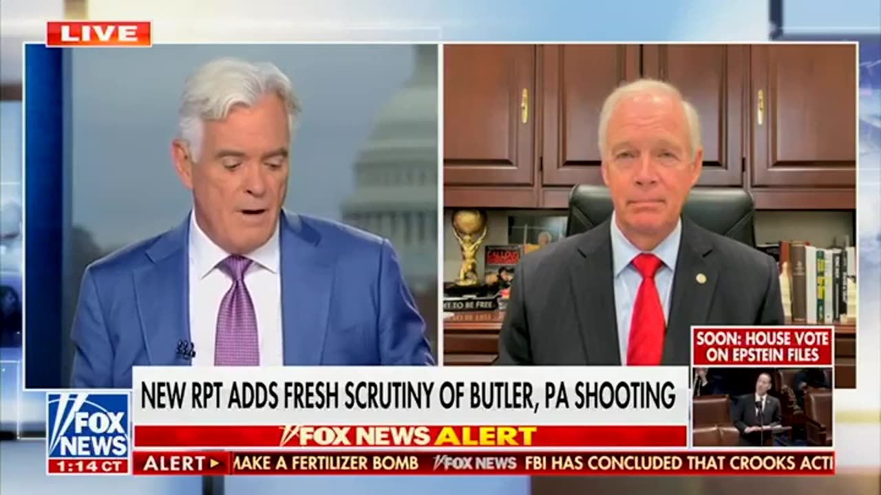 Senator Ron Johnson on America Reports 11.18.25