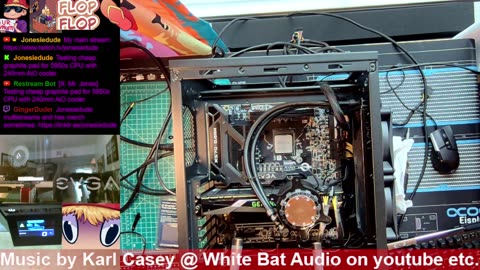 Paste vs Grahite pad on PC Test Bench for old to new GPU comparisons plus sli