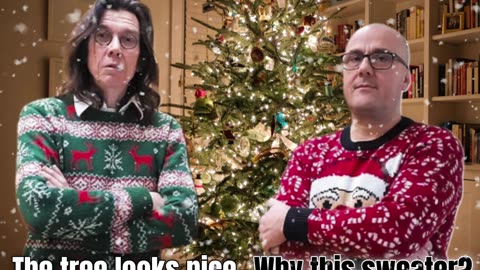 Merry Cristmas - JACK&JOZEF - The tree looks nice, but why the sweaters?