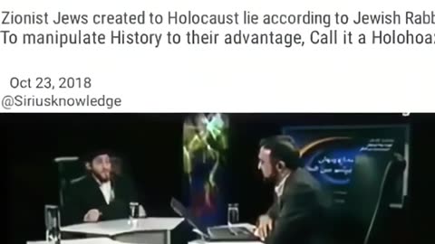 rabbi arye friedman the Holocaust is a myth
