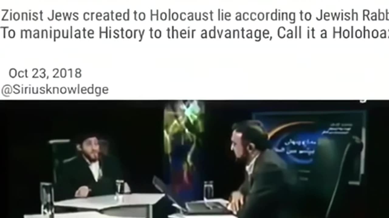 rabbi arye friedman the Holocaust is a myth