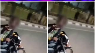 Romance on the Highway! Couple's Risky PDA on Speeding Bike in UP Sparks Outrage