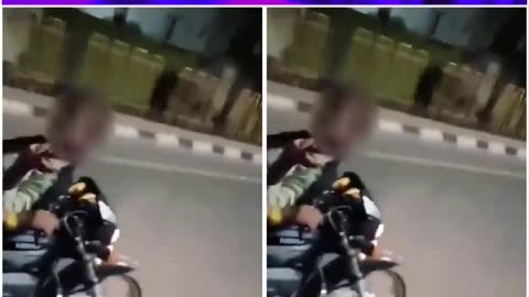 Romance on the Highway! Couple's Risky PDA on Speeding Bike in UP Sparks Outrage