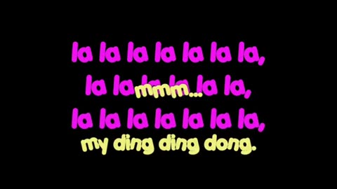Ding dong Song (Lyrics)