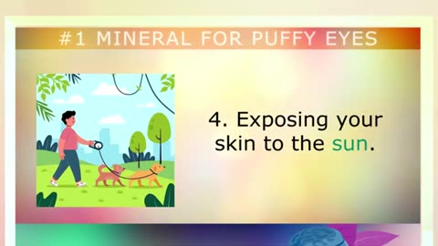 #1 Mineral To Reduce Puffy Eyes