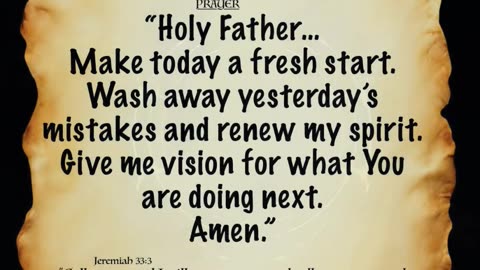 Prayer for a New Beginning | God Make This a Fresh Start