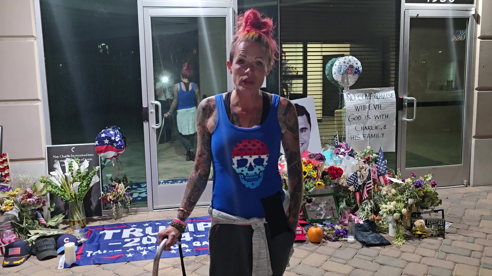 TPUSA HQ Phoenix, AZ. Honoring Charlie Kirk