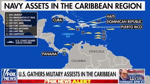 U.S. Navy amasses small armada in the Caribbean against Venezuela