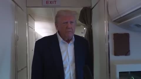 President Trumps Speaks to the Press on Air Force One [May 4th 2025]