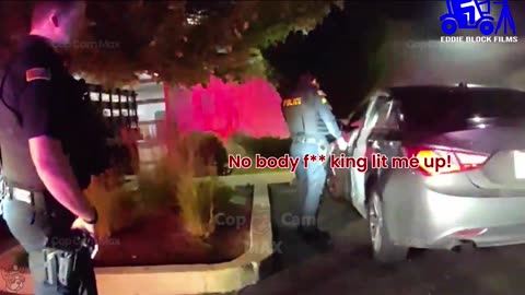 Possessed Woman Chases Down The Cop To Give Him A Ticket. Instead She Gets Arrested.