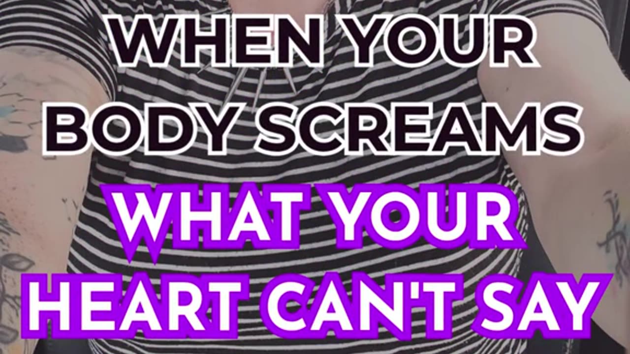 When Your Body Screams What Your Heart Can't Say - the nervous system and body connection