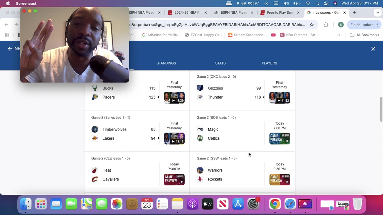 NBA playoffs game 2 picks Orl vs Bos Mia vs Cle Gsw vs Hou and rant