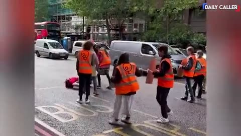 WHEN CARS DON'T STOP FOR PROTESTERS|DAILY CALLER
